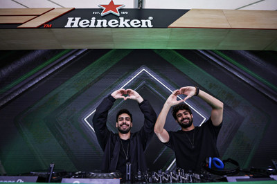 Brazilian DJs Cat Dealers and Heineken® launch the race weekend with an exclusive performance at Interlagos ahead of the return of F1® to Brazil