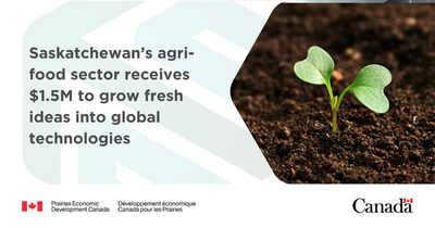 Government of Canada invests in Saskatchewan’s agri-food sector (CNW Group/Prairies Economic Development Canada)