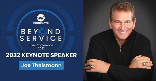 NFL legend Joe Theismann will serve as keynote speaker at field service software industry leader WorkWave's 2022 Beyond Service User Conference, which combines three top field service conferences into a single, momentous event.