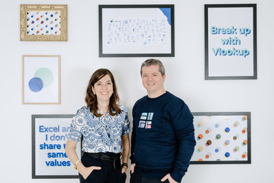 Eléonore Crespo and Romain Niccoli, co-founders of Pigment (PRNewsfoto/Pigment)