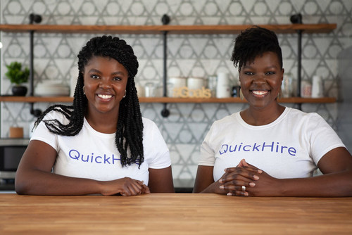 QuickHire Co-Founders, Angela Muhwezi-Hall and Deborah Gladney