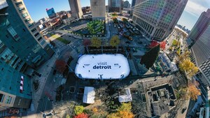 Downtown Detroit Partnership Names Visit Detroit as Presenting Sponsor of The Rink at Campus Martius Park