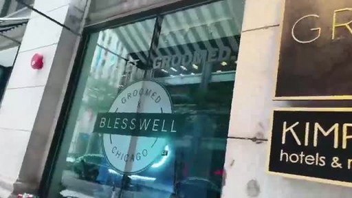 GROOMED x BLESSWELL Chicago Pop-Up Shop. The Kimpton Gray Hotel storefront, located at 126 W Monroe Street, will now run from November 17, 2021 through December 31, 2021.