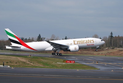 A Boeing 777 Freighter operated by Emirates SkyCargo (Emirates photo)