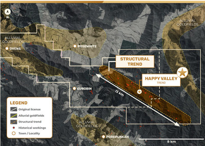 Figure 5 – Happy Valley Mining Centre Structural Trend (CNW Group/E79 Resources Corp.)