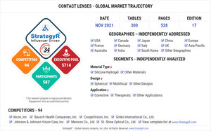 New Study from StrategyR Highlights a $15.8 Billion Global Market for Contact Lenses by 2026