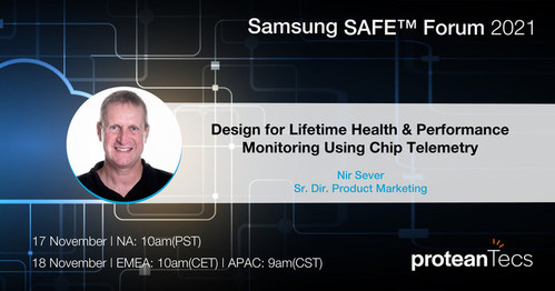 proteanTecs to present at the Samsung SAFE™ Forum