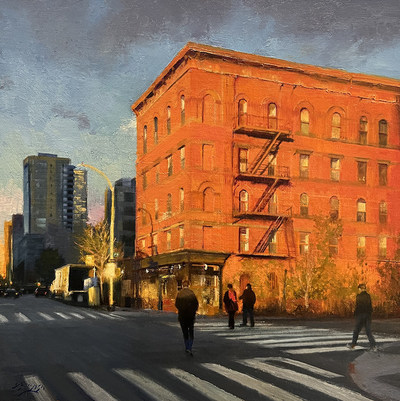 D. Eleinne Basa - Afternoon Glow (Hudson Yards); image courtesy of Rehs Contemporary Galleries, New York
