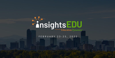 The InsightsEDU Conference, hosted by EducationDynamics, will be held February 23-25, 2022 in Denver, CO. The conference features speakers from higher education as well as industry experts from Google, LinkedIn and more.