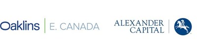 Logos: Oaklin E. Canada; Alexander Capital (Groupe CNW/Oaklins E Canada)