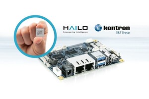 Kontron bringt gemeinsam mit dem führenden AI-Chiphersteller Hailo hochperformante Edge-AI-Inferenzlösungen auf den Markt