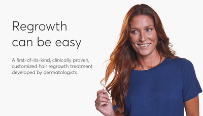 MDhair is a first-of-its-kind, clinically proven, customized hair regrowth treatment developed by dermatologists.