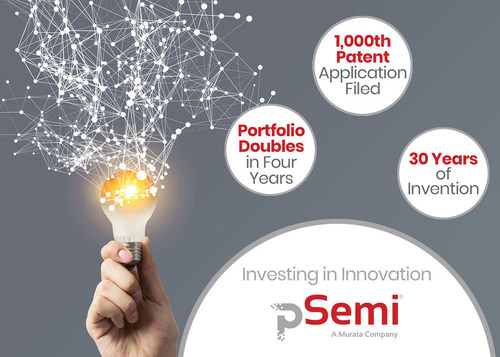 pSemi celebrates 30 years of innovation investment with its 1,000th patent application.