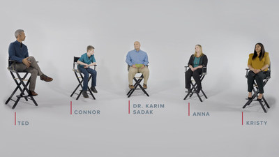 Dr. Karim Sadak (middle) leads a roundtable discussion about cancer survivorship. The Dream Further campaign will support programs that ensure childhood cancer survivors get the care they need after cancer.