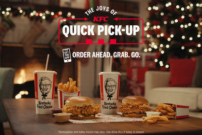 KFC’s new Quick Pick-Up service is available at participating locations nationwide now.