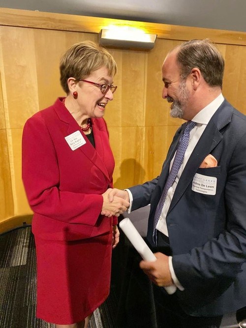 Representative Marcy Kaptur & HyperloopTT CEO Andres De Leon