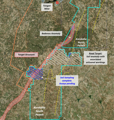 Figure 6: Korokaha Gold Project Exploration Plans (CNW Group/Montage Gold Corp)
