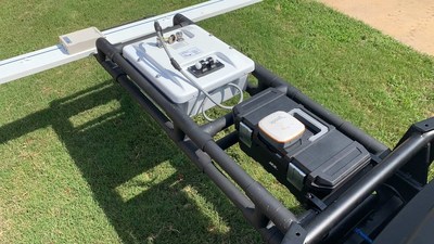 EarthOptics uses ground-penetrating sensors on its GroundOwlTM tool to scan the soil structure of a field. The data from these sensors feeds the machine learning software C-MapperTM to provide accurate soil carbon measurements and maps that can be used to verify soil carbon content.