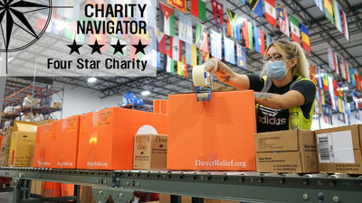 Direct Relief has again been named a four-star charity by Charity Navigator. (Direct Relief photo)
