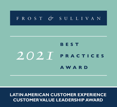 2021 Latin American Customer Experience Customer Value Leadership Award