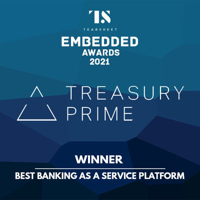 Treasury Prime wins best Banking-as-a-Service Platform
