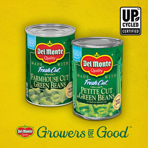 Del Monte Foods, Inc. Doubles Down on Upcycled Food Movement with Industry's First Line of Upcycled Certified Green Beans