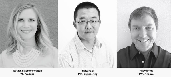 Natasha Mooney Walton, Haiyang Li, and Andy Antos join the executive team of influencer marketing platform company, Mavrck.