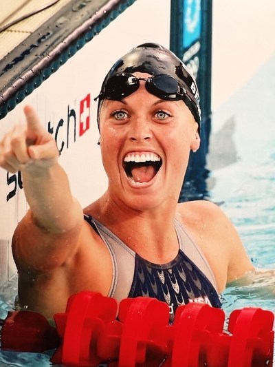 Four-time Olympian and mom of two Amanda Beard joins Ear Pro as official Swimming Evangelist