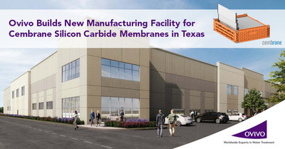 Ovivo Invests to Build a State-of-the-Art Facility in Texas to Manufacture Cembrane Silicon Carbide Membranes