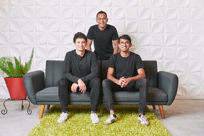 Hightouch co-founders Josh Curl (left), Kashish Gupta (center), and Tejas Manohar (right)