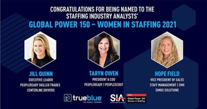 Three TrueBlue Leaders Named to Staffing Industry Analyst's Global Power 150 - Women in Staffing List 2021