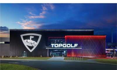 Rendering of the future Topgolf Knoxville sports entertainment venue