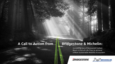Bridgestone Corporation and Michelin Group will deliver a shared perspective regarding material circularity and the ambition to increase the utilization of recovered carbon black material in tires.