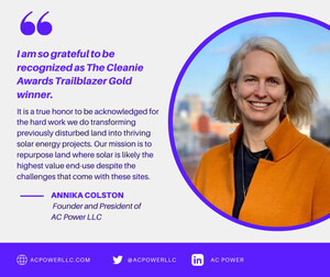 The Cleanie Awards® Honors Annika Colston as the 2021 Trailblazer Gold Place Winner