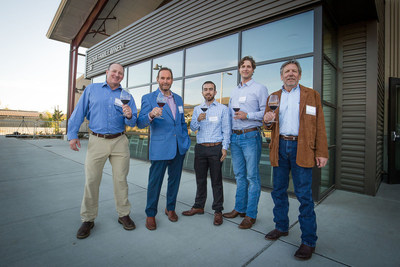 Brandon Axell, General Manager, Mendocino; Andy Beckstoffer, Leonel Soto Mora, Viticulturist, Red Hills; Leonel Soto Mora, Viticulturist, Red Hills; Blake Wood, Vineyard Manager, Napa Valley; Dave Michul, President & CEO, Beckstoffer Vineyards