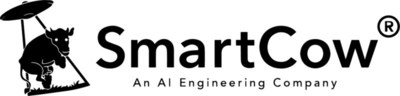 SmartCow Logo, black inline text (PRNewsfoto/SmartCow)