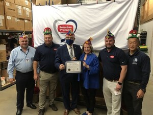 Suburban Propane Joins Forces with Happy Hats for Kids in Hospitals to Provide More than 1,300 Holiday Hats and Hero Club Gift Packages to Children in Local Hospitals