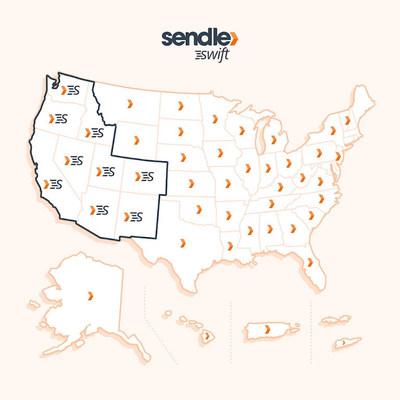 The Swift zone stretches from Washington in the northwest to New Mexico in the southwest.