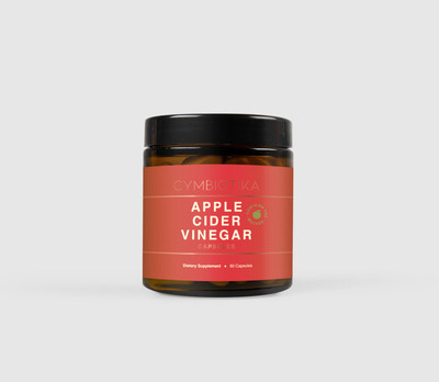 Cymbiotika’s new Apple Cider Vinegar capsules can improve metabolism by supporting healthy digestion.