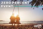 Uplift, the Buy Now Pay Later Leader in Travel Offers 3 Month Interest-Free Payments in First Ever "Zero Percent Event" Black Friday/Cyber Monday Promotion
