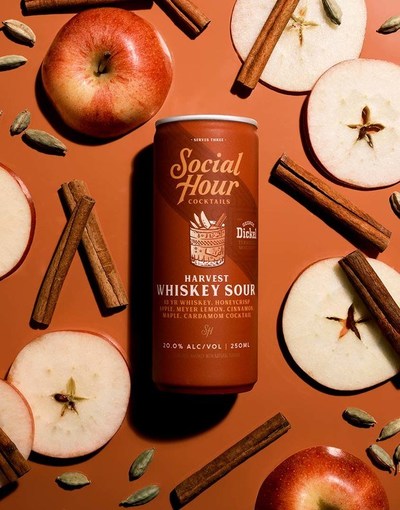 GEORGE DICKEL AND SOCIAL HOUR TEAM UP TO RELEASE 
SEASONALLY INSPIRED WHISKEY SOUR OFFERING