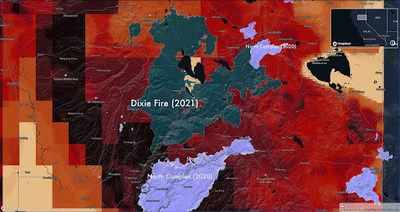 Dixie Fire Map