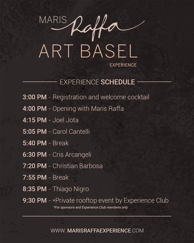 Maris Raffa Art Basel Experience Schedule