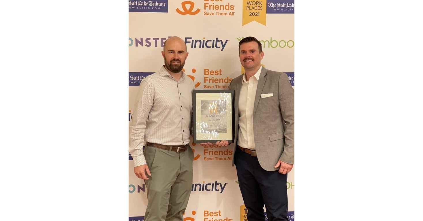 Salt Lake Tribune Names JourneyTEAM a Winner of the Top Workplaces 2021 Award