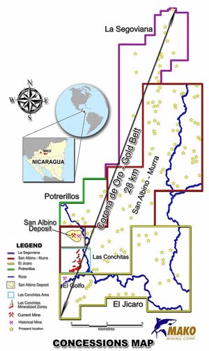 Mako Mining Receives Drilling Permit at Potrerillos