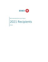 Find out more about the 2021 BMO Celebrating Women Grant Recipients (CNW Group/BMO Financial Group)