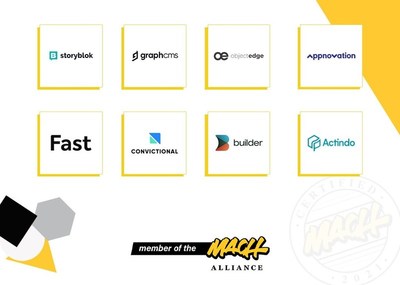 The MACH Alliance has certified eight new members.