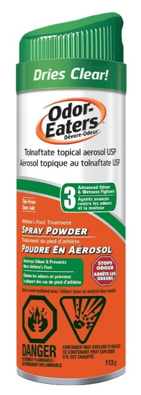 Advisory - Recall: Three lots of Odor-Eaters Spray Powder for athlete's foot