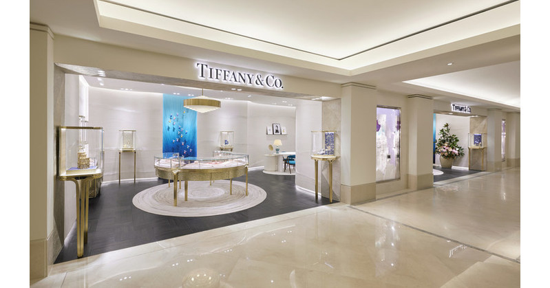 File photo dated April 9, 2020 of Tiffany & Co in Paris, France