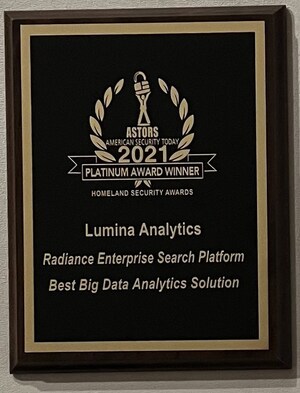 Lumina Receives Prestigious Platinum ASTORS Award